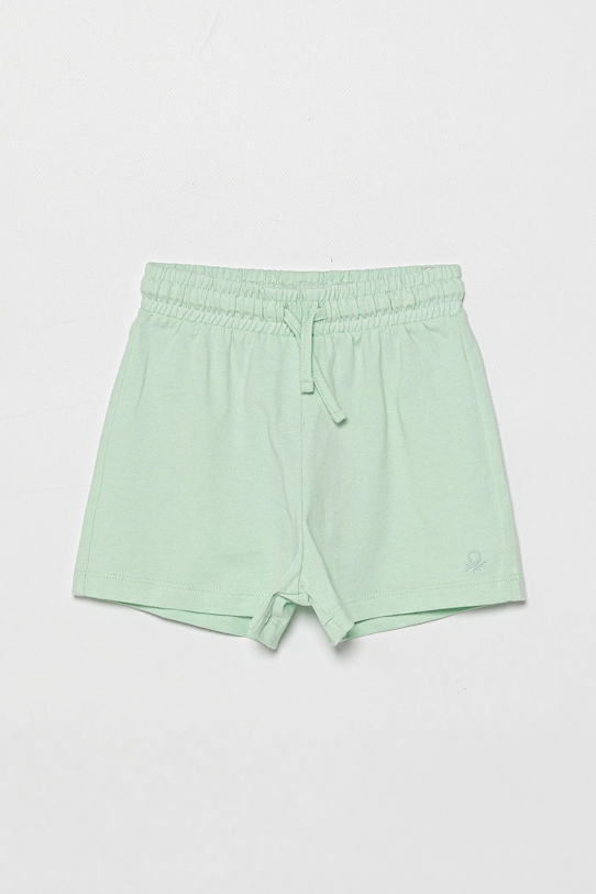 Παιδικό βαμβακερό σορτς United Colors of Benetton casual πράσινο 3BL0G901T.P.Seasonal