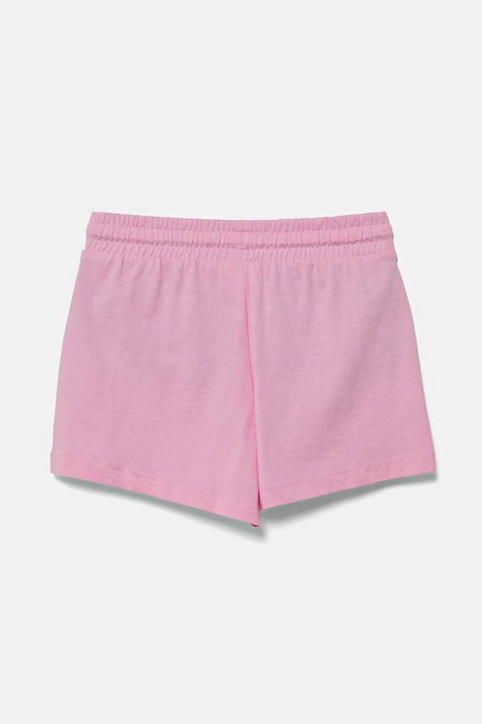 Detské bavlnené šortky United Colors of Benetton 3BL0G901T.P.Seasonal ružová SS25