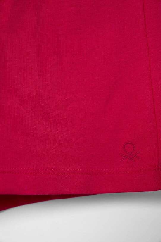 Dziewczynka United Colors of Benetton szorty bawełniane dziecięce 3BL0G901T.P.Seasonal różowy