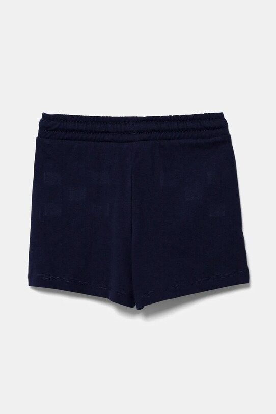 Detské bavlnené šortky United Colors of Benetton 3BL0G901T.P.Seasonal tmavomodrá SS25