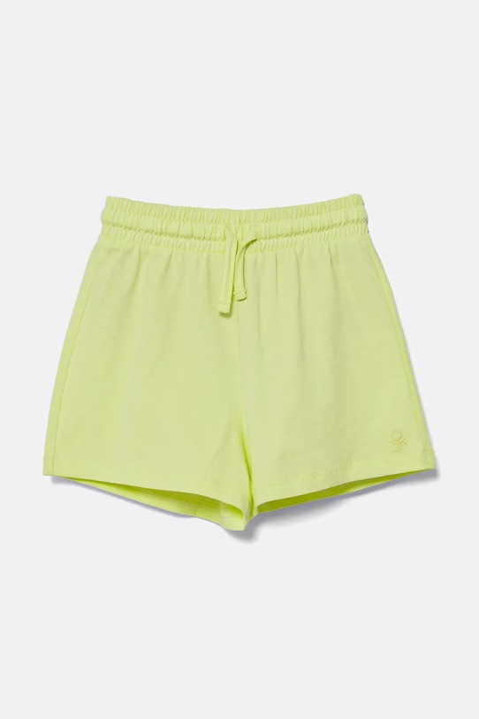 United Colors of Benetton pantaloni scurți din bumbac pentru copii casual verde 3BL0G901T.P.Seasonal
