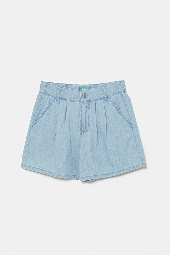 United Colors of Benetton pantaloni scurți din bumbac pentru copii casual albastru 4DHJC903T.G.Seasonal