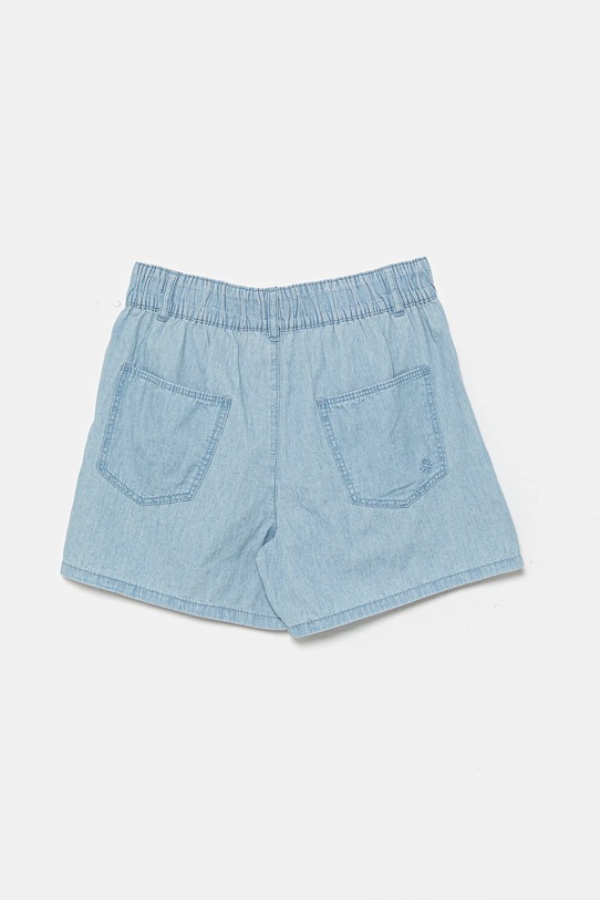 Fete United Colors of Benetton pantaloni scurți din bumbac pentru copii 4DHJC903T.G.Seasonal albastru