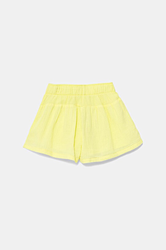 United Colors of Benetton szorty bawełniane dziecięce 4M6BG902S.P.Seasonal zielony SS25