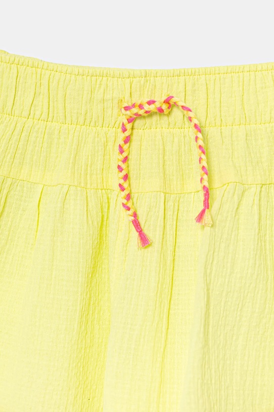 Dziewczynka United Colors of Benetton szorty bawełniane dziecięce 4M6BG902S.P.Seasonal zielony