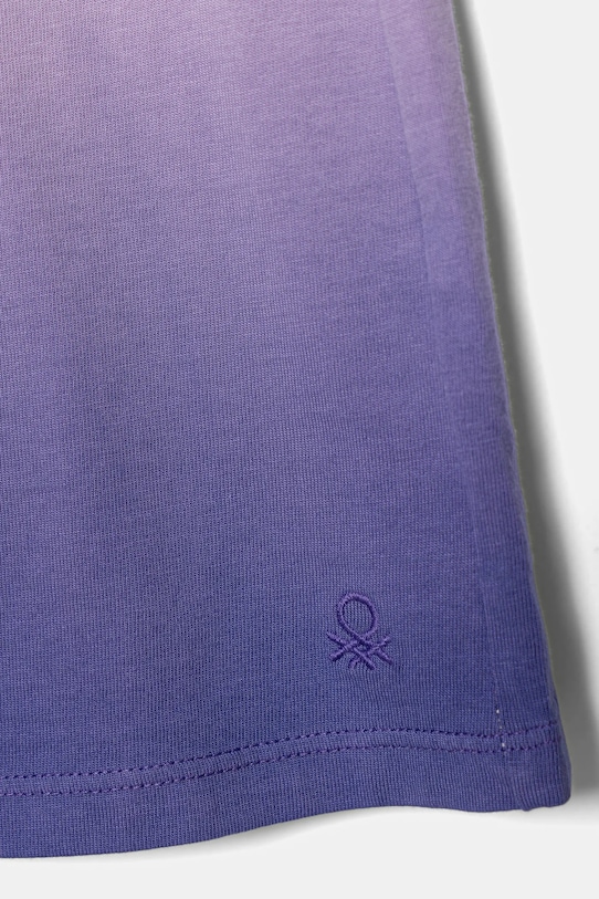 Fete United Colors of Benetton pantaloni scurți din bumbac pentru copii 3NPDC903G.G.Seasonal violet