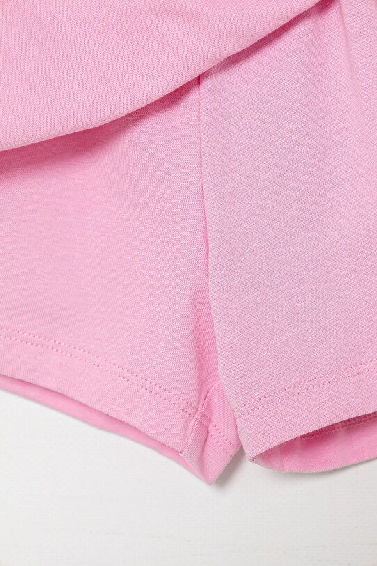 Detské bavlnené šortky United Colors of Benetton 3BL0G901W.P.Seasonal ružová SS25
