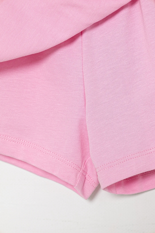 United Colors of Benetton fustă-pantalon din bumbac pentru copii 3BL0G901W.P.Seasonal roz SS25
