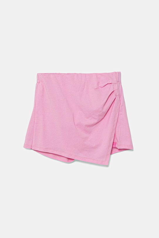 Dječje pamučne suknja-hlače United Colors of Benetton Planet friendly roza 35RYC903H.G.Seasonal