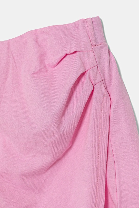 Djevojčice Dječje pamučne suknja-hlače United Colors of Benetton 35RYC903H.G.Seasonal roza