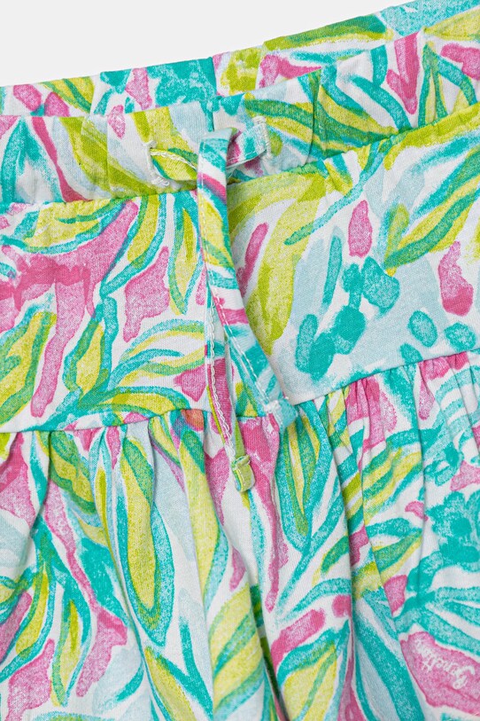 Dziewczynka United Colors of Benetton szorty bawełniane dziecięce 34VAG901X.P.Seasonal zielony