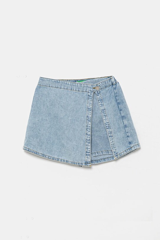 United Colors of Benetton spódnicospodnie jeansowe dziecięce bawełna niebieski 4AD6C903X.G.Seasonal