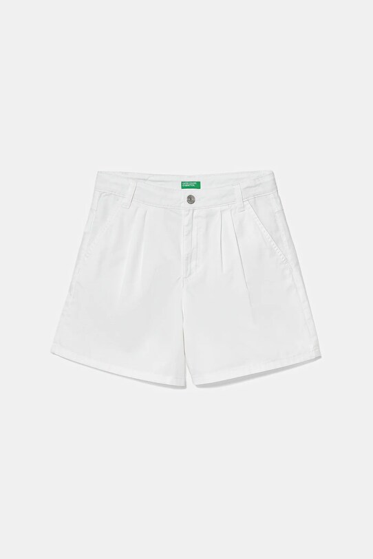 United Colors of Benetton pantaloni scurți din bumbac pentru copii casual alb 47RGC903Y.G.Seasonal