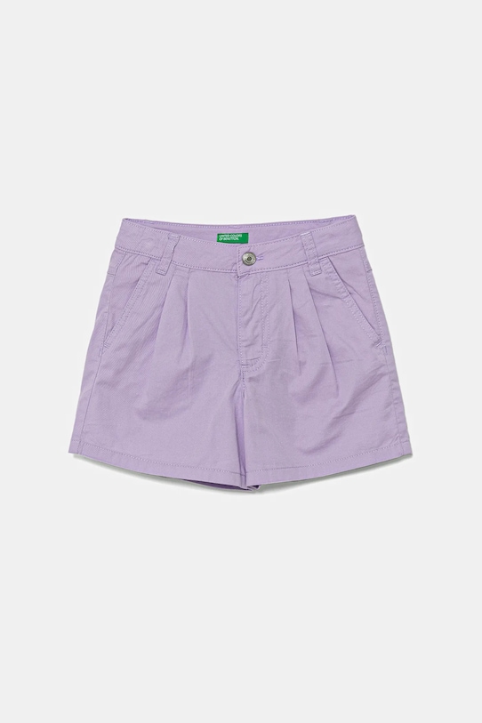 United Colors of Benetton pantaloni scurți din bumbac pentru copii casual violet 47RGC903Y.G.Seasonal