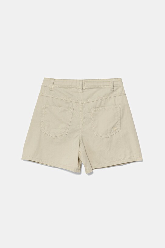 Дитячі бавовняні шорти United Colors of Benetton 47RGC903Y.G.Seasonal бежевий SS25