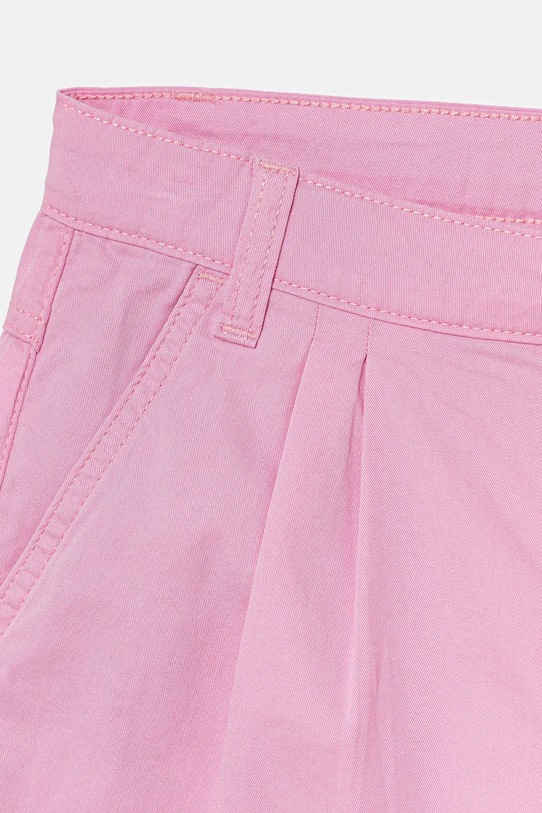Дівчинка Дитячі бавовняні шорти United Colors of Benetton 47RGC903Y.G.Seasonal рожевий
