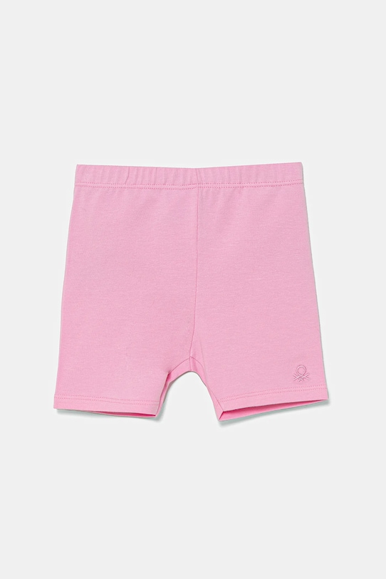 Detské krátke nohavice United Colors of Benetton s elastanom ružová 3MT1G900R.P.Season.PPYA