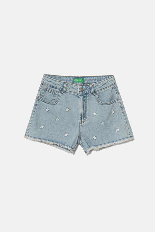 United Colors of Benetton pantaloni scurți din denim pentru copii casual albastru 4UTPC9049.G.Seasonal