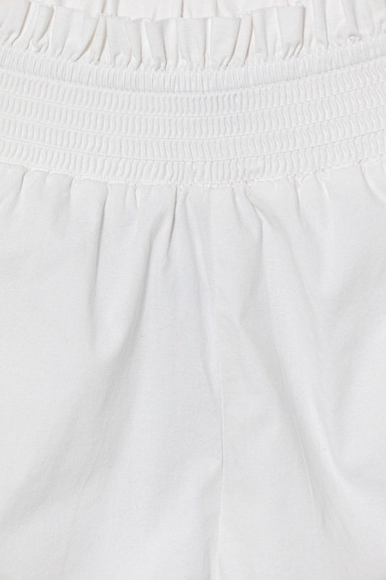 Fete United Colors of Benetton pantaloni scurți copii 4L2VC903S.G.Seasonal alb