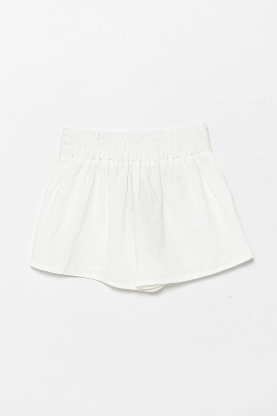 Dětské bavlněné šortky United Colors of Benetton 47JKG902U.P.Seasonal bílá SS25