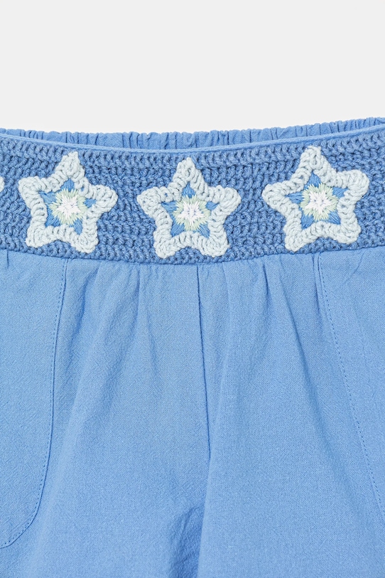United Colors of Benetton pantaloni scurți din bumbac pentru copii 47JKG902U.P.Seasonal albastru SS25
