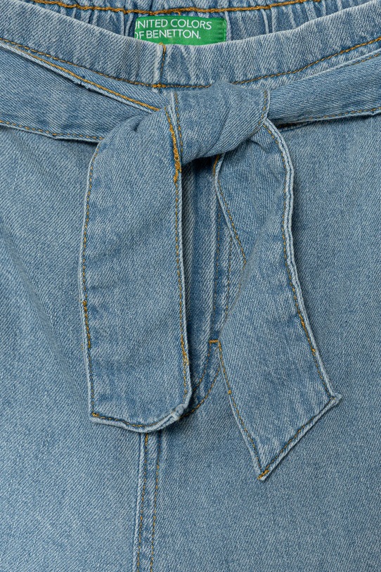 DÍVKA Dětské riflové kraťasy United Colors of Benetton 4AD6C903V.G.Seasonal modrá