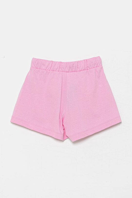 United Colors of Benetton pantaloni scurți din bumbac pentru copii 3BL0C903I.G.Seasonal roz SS25