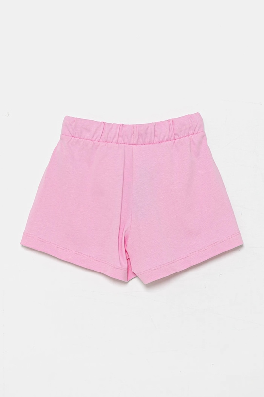 Детские хлопковые шорты United Colors of Benetton 3BL0C903I.G.Seasonal розовый SS25