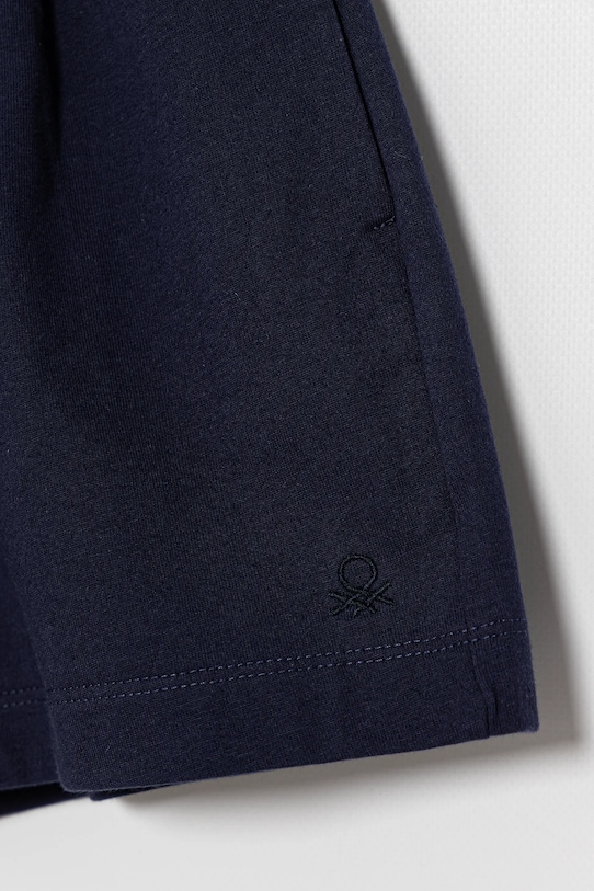 Κοριτσίστικα Παιδικό βαμβακερό σορτς United Colors of Benetton 3BL0C903I.G.Seasonal σκούρο μπλε