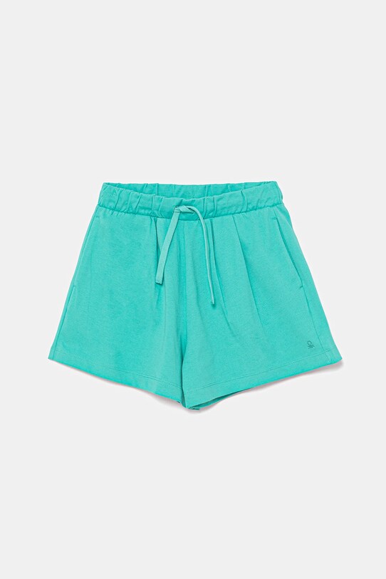 Детские хлопковые шорты United Colors of Benetton casual бирюзовый 3BL0C903I.G.Seasonal