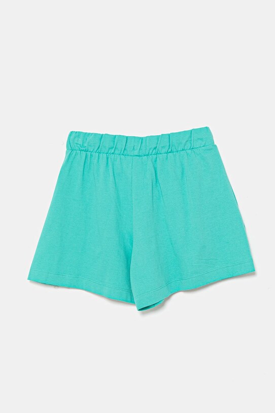 Dievča Detské bavlnené šortky United Colors of Benetton 3BL0C903I.G.Seasonal tyrkysová