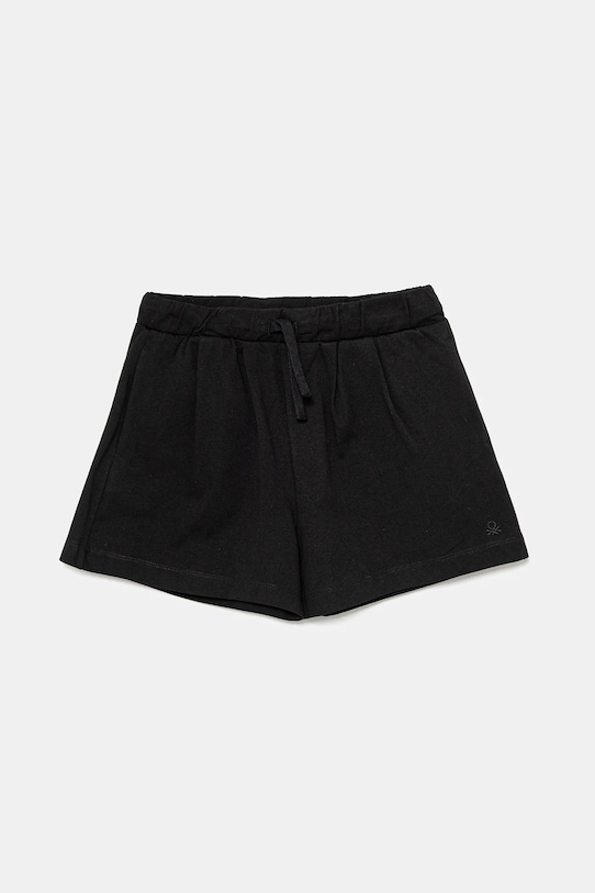 Παιδικό βαμβακερό σορτς United Colors of Benetton casual μαύρο 3BL0C903I.G.Seasonal