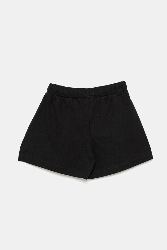Момиче Детски памучен къс панталон United Colors of Benetton 3BL0C903I.G.Seasonal черен