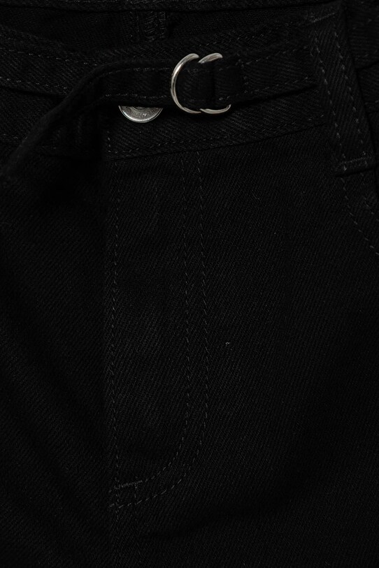 Fete United Colors of Benetton pantaloni scurți din denim pentru copii 4PLRC903Z.G.Seasonal negru