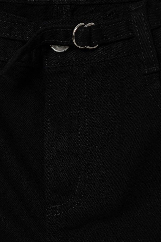 Fete United Colors of Benetton pantaloni scurți din denim pentru copii 4PLRC903Z.G.Seasonal negru