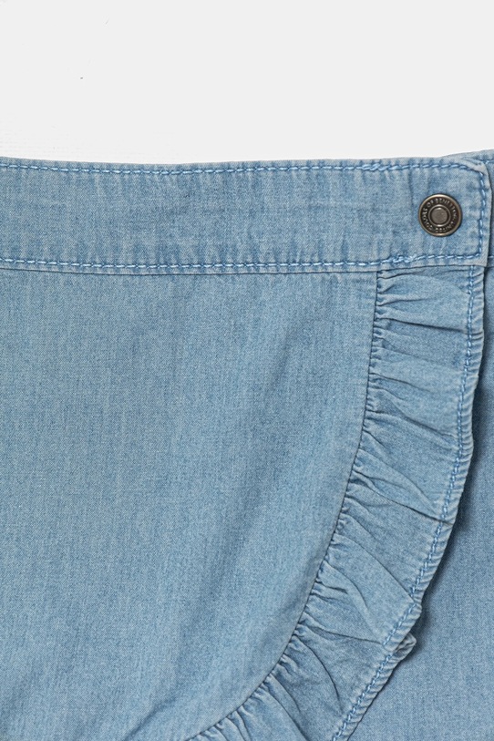 Fete United Colors of Benetton pantaloni scurți din bumbac pentru copii 4DHJG902Z.P.Seasonal albastru