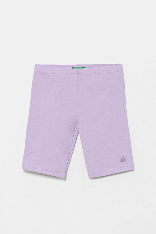 United Colors of Benetton szorty dziecięce z elastanem fioletowy 3MT1C901D.G.Reproposed