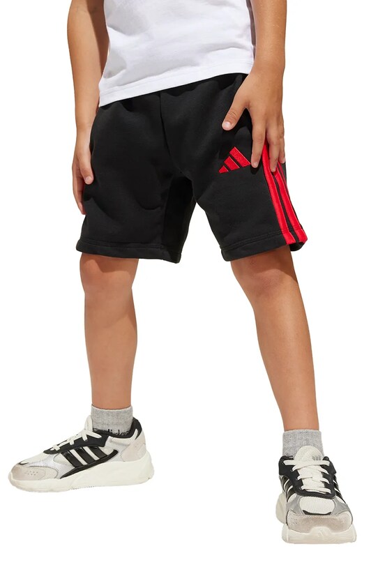 adidas pantaloni scurți copii casual negru JD6517
