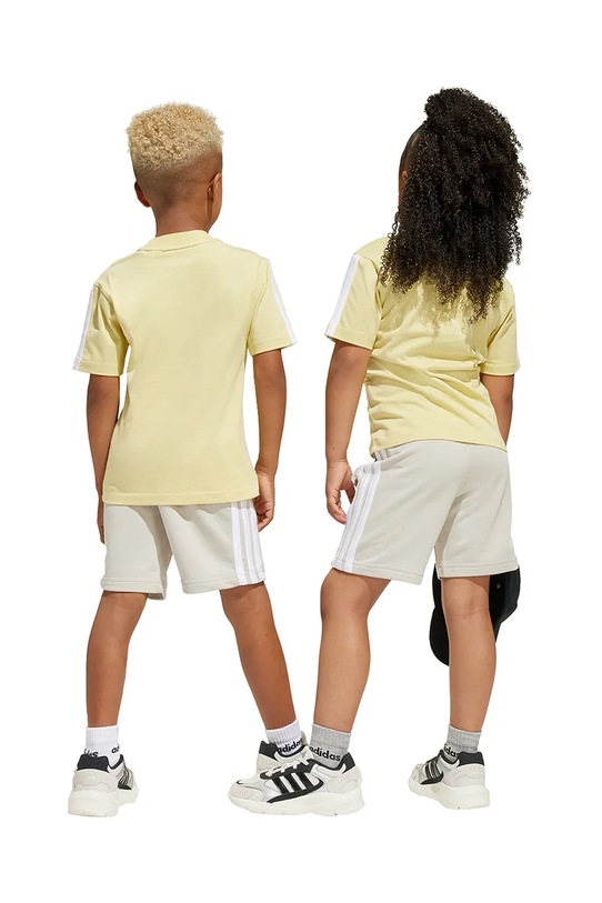 adidas szorty dziecięce JN8000 beżowy