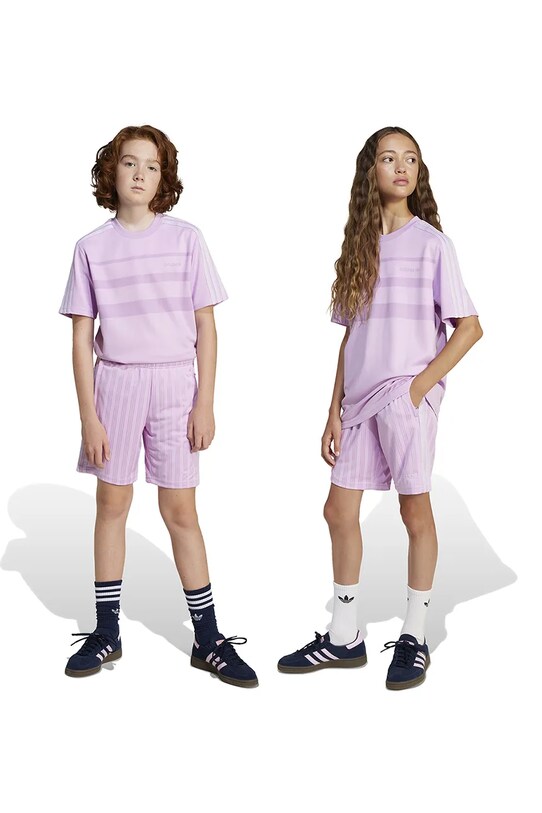 Детские шорты adidas Originals узор фиолетовой JC9044