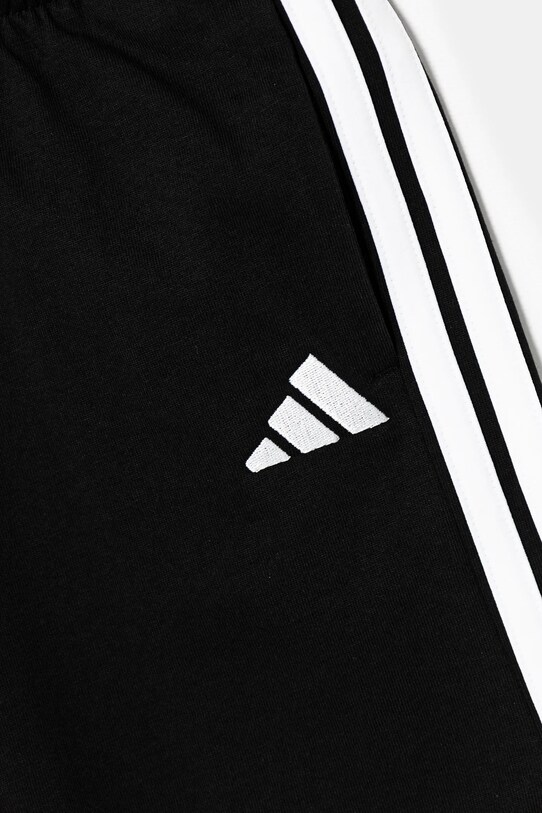 adidas pantaloni scurți din bumbac pentru copii negru JE0310