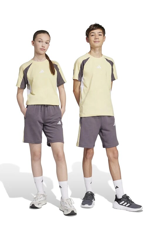 adidas pantaloni scurți sport gri JD4590