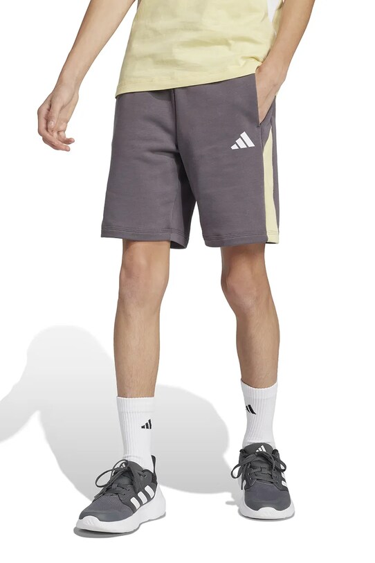 CHLAPEC Kraťasy adidas JD4590 šedá