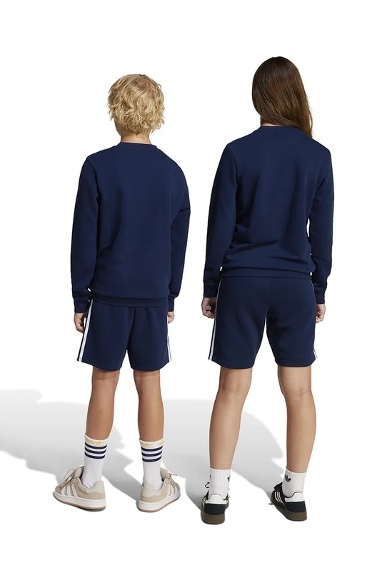 Detské krátke nohavice adidas Originals JD1646 tmavomodrá