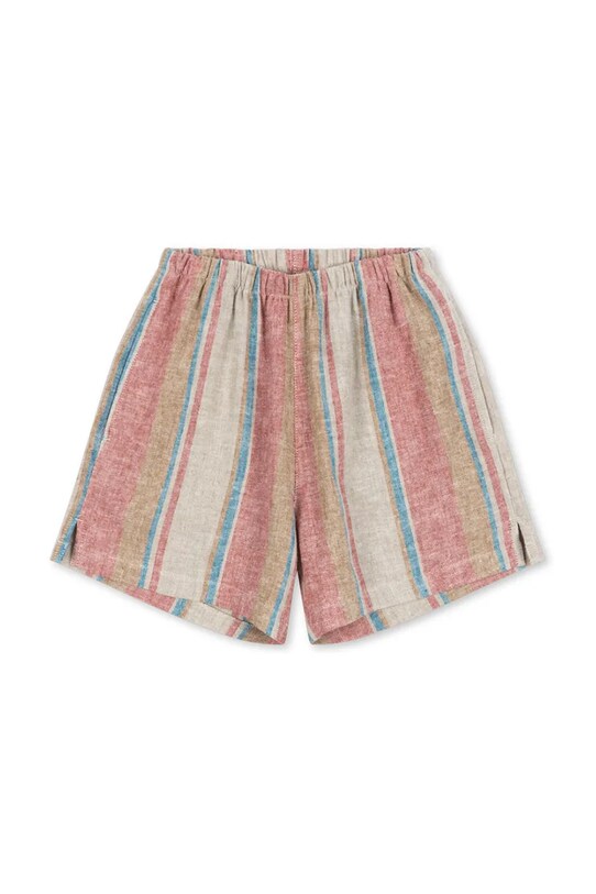 Detské ľanové šortky Konges Sløjd VENICE SHORTS KS102449 ružová SS25