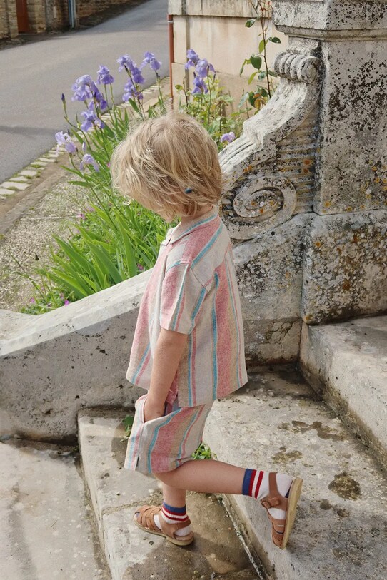 Detské ľanové šortky Konges Sløjd VENICE SHORTS KS102449