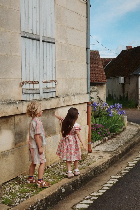 Konges Sløjd szorty lniane dziecięce VENICE SHORTS KS102449