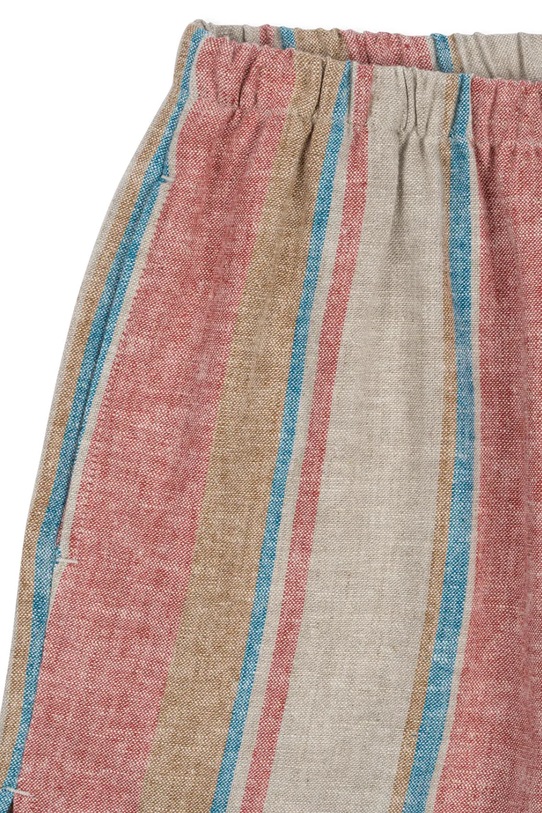 Konges Sløjd szorty lniane dziecięce VENICE SHORTS różowy KS102449