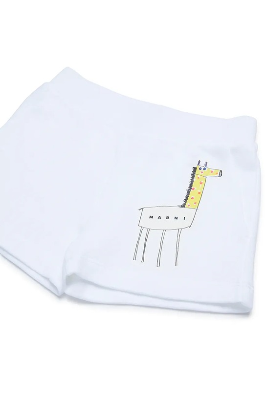 Chłopiec Marni szorty niemowlęce MP171B SHORTS M01388 biały
