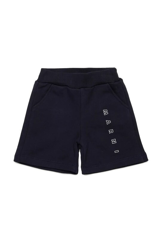 Детские хлопковые шорты Marni MP193B SHORTS casual тёмно-синий M01403